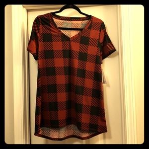 Lularoe M Buffalo Plaid Christy T